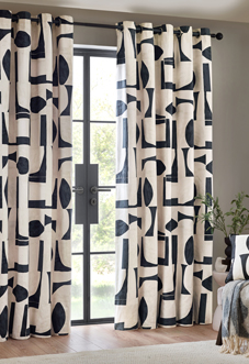 Carro Eyelet, Dusk - Ready Made Curtains